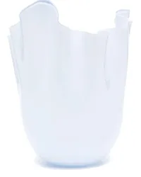 Venini Skulpturale Fazzoletto Vase (24cm Blau