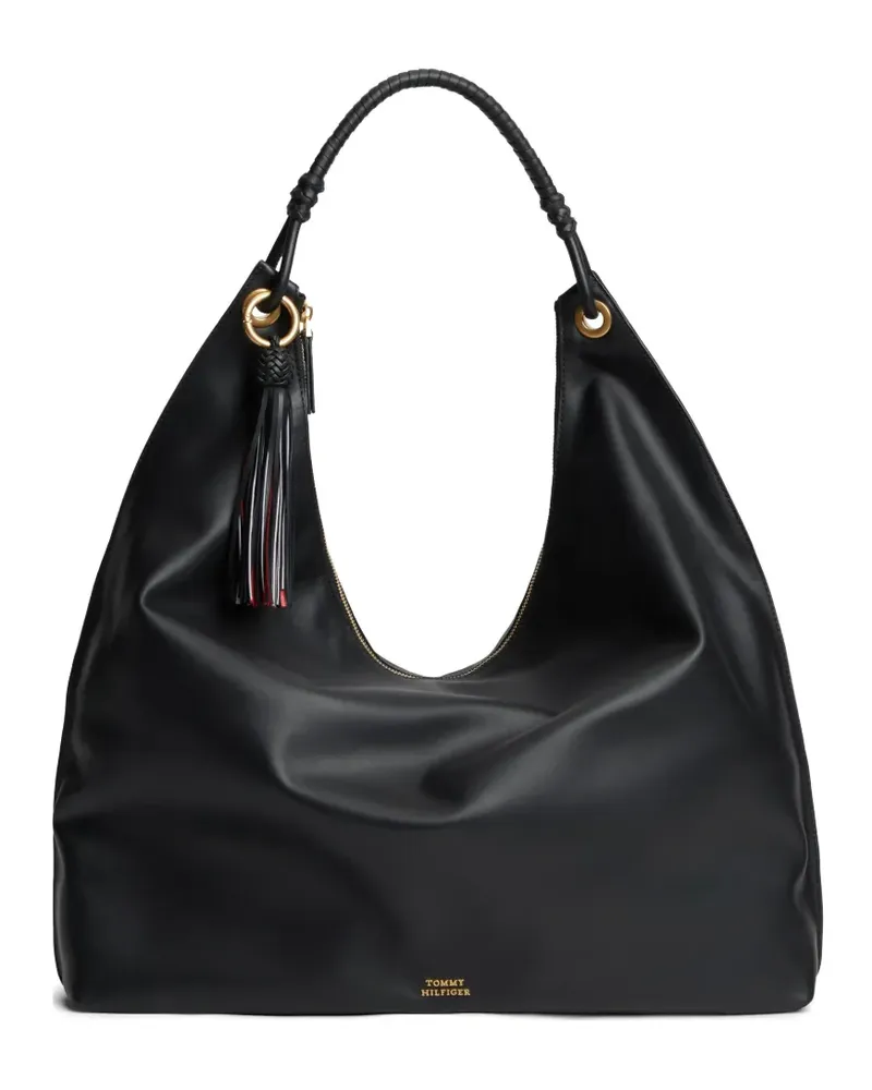 Tommy Hilfiger tassel-detail shoulder bag - Schwarz Schwarz
