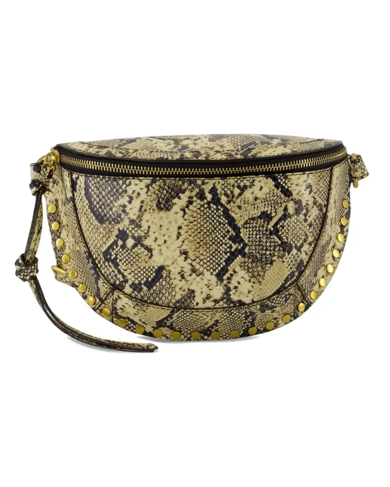 Isabel Marant Gürteltasche mit Schlangenmuster - Grün Grün