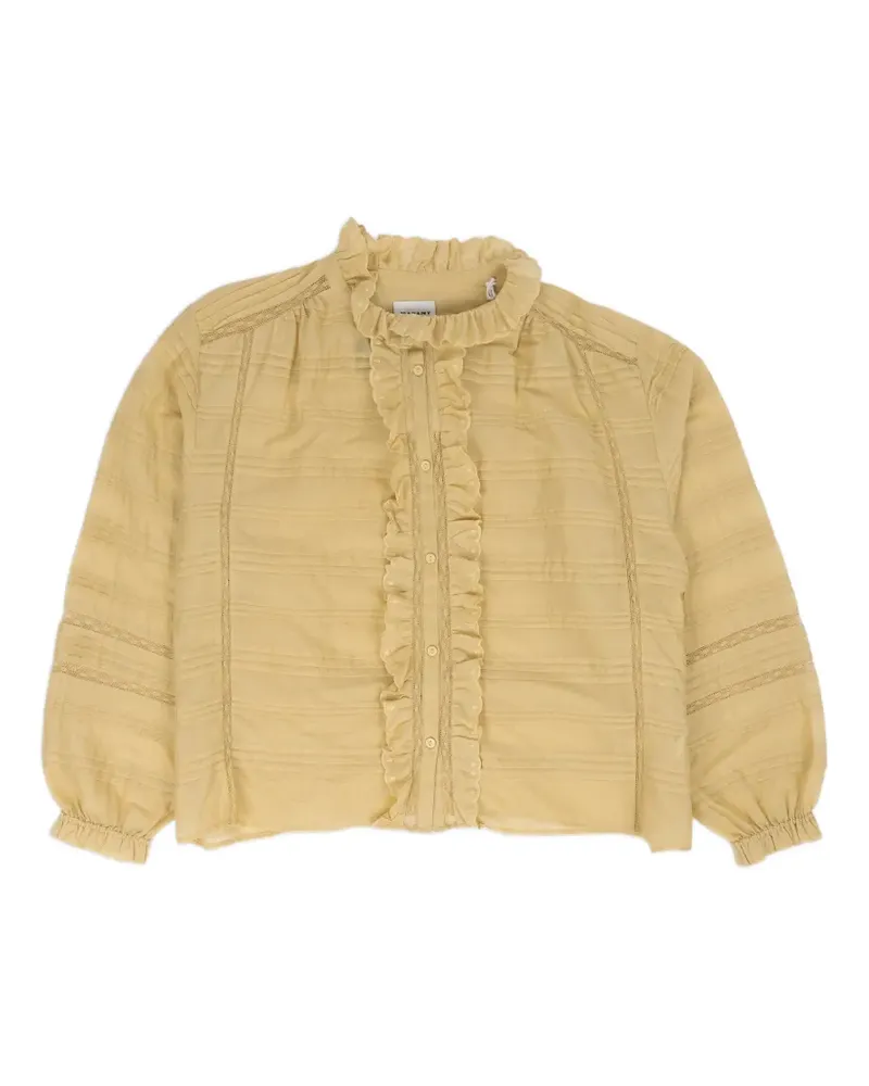Isabel Marant Gerüschte Peline Bluse - Nude Nude
