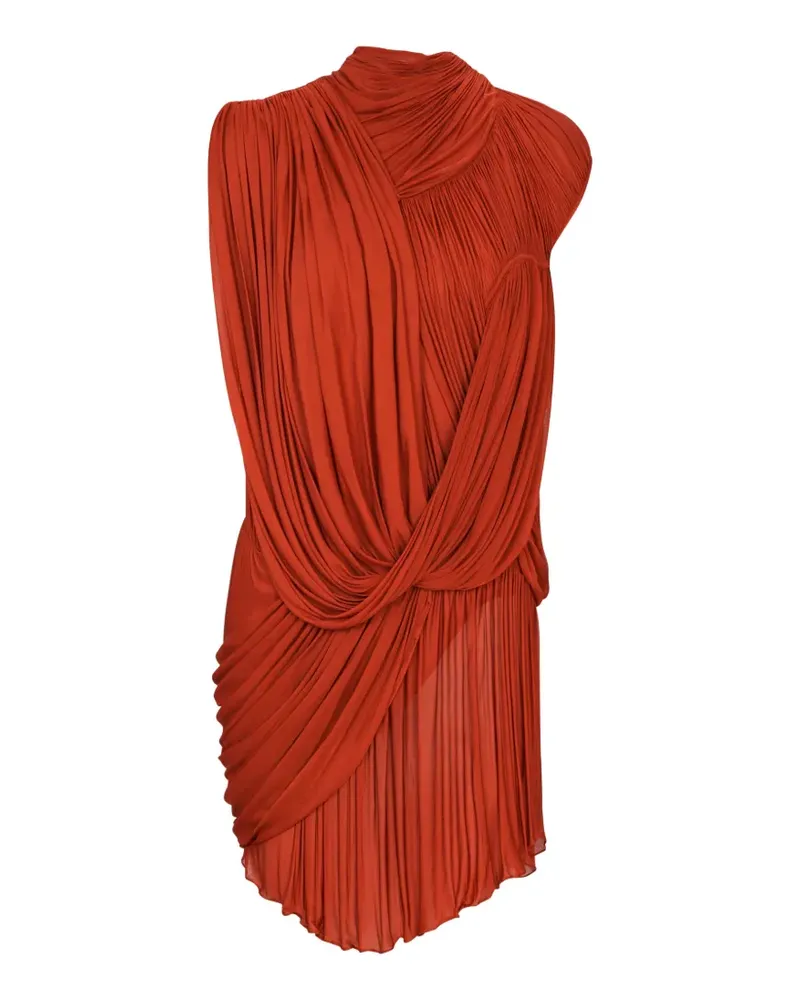 Balmain Drapiertes Kleid - Rot Rot