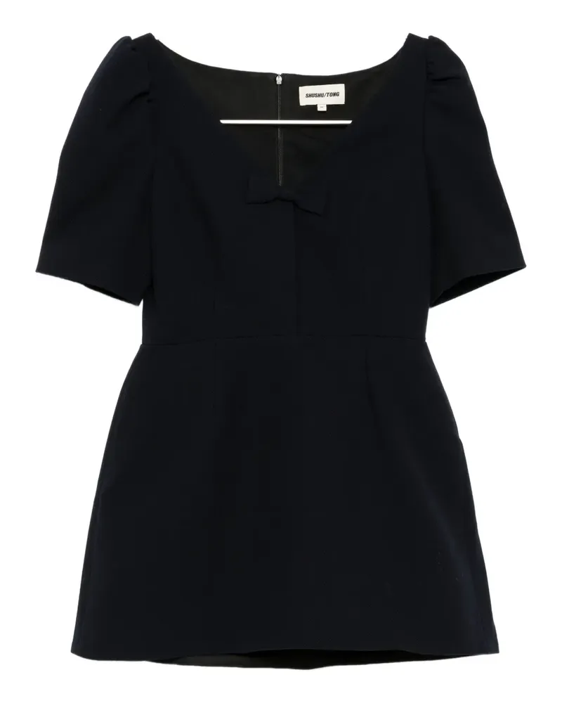 SHUSHU/TONG wool dress - Blau Blau