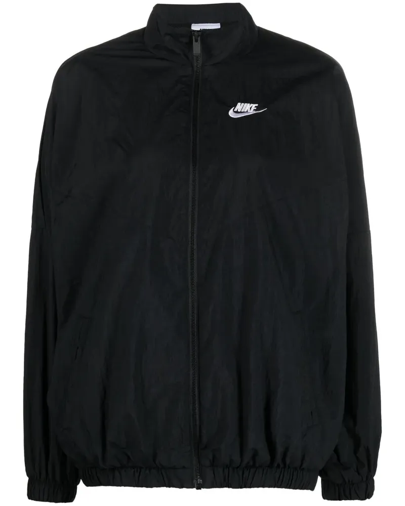 Nike Bomberjacke mit Reißverschluss - Schwarz Schwarz