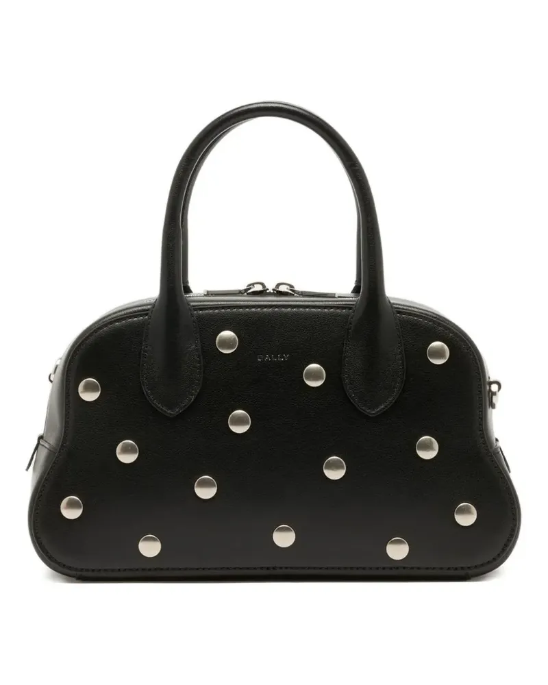 Bally Unda leather handle bag - Schwarz Schwarz