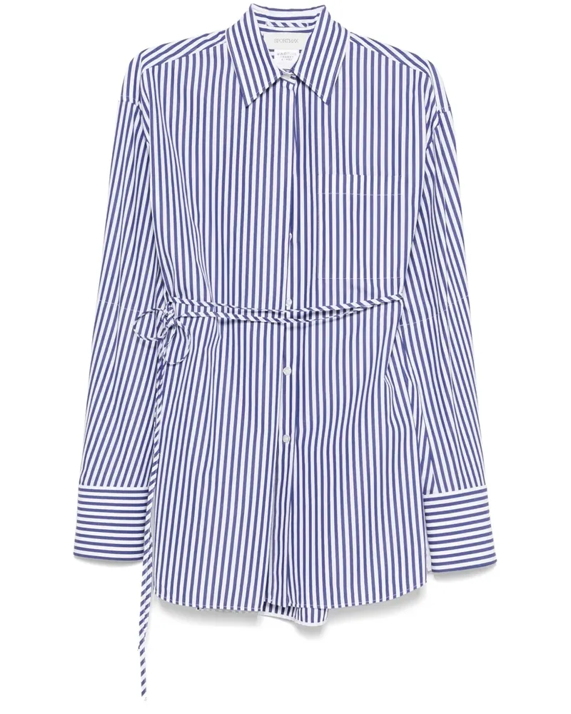 SPORTMAX Firma Hemd - Blau Blau
