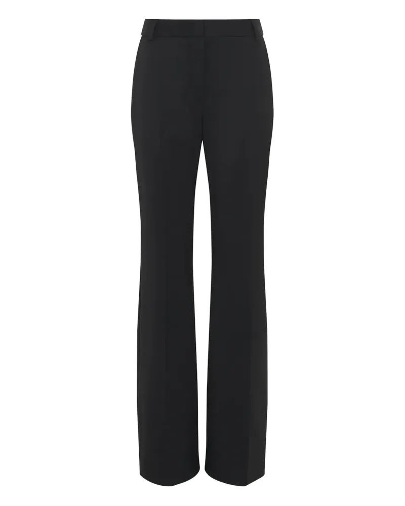 Marine Serre virgin-wool straight trousers - Schwarz Schwarz
