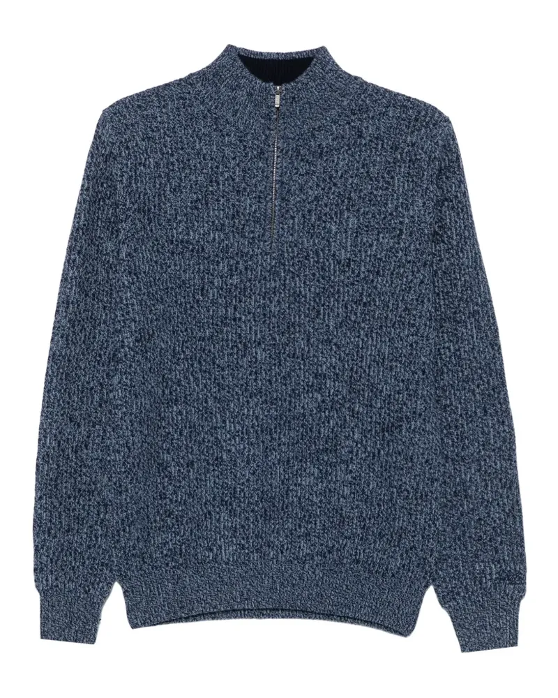 MC2 Saint Barth Pullover mit Reißverschluss - Blau Blau