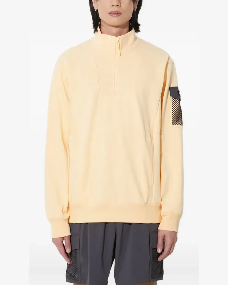 Columbia Sportswear Company Painted Peak Mesh-Sweatshirt mit kurzem Reißverschluss - Gelb Gelb