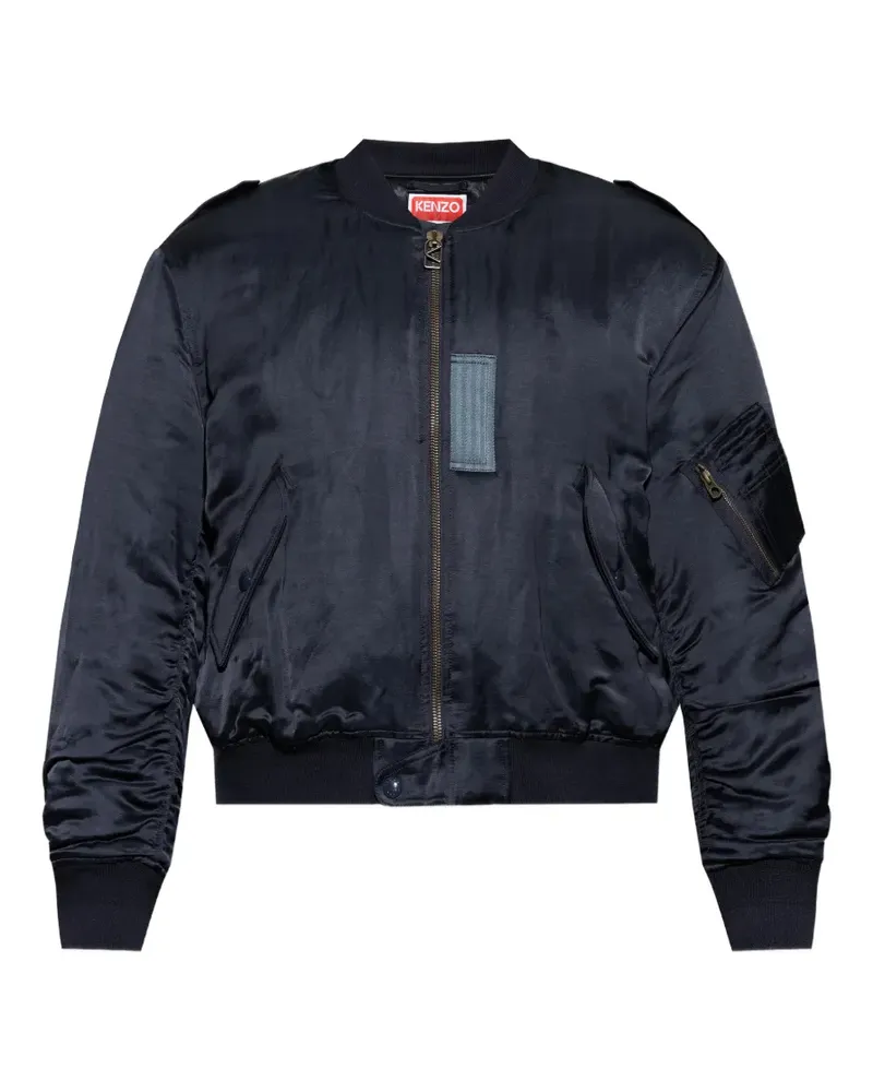 Kenzo Jungle Poem zip jacket - Blau Blau