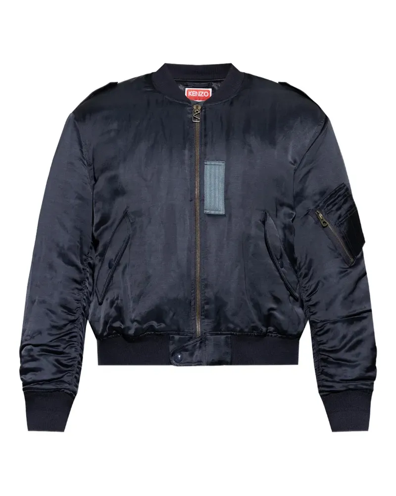 Kenzo Jungle Poem zip jacket - Blau Blau