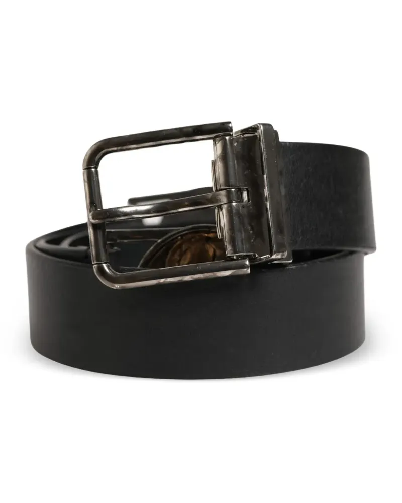 Dolce & Gabbana Gürtel aus Leder - Schwarz Schwarz