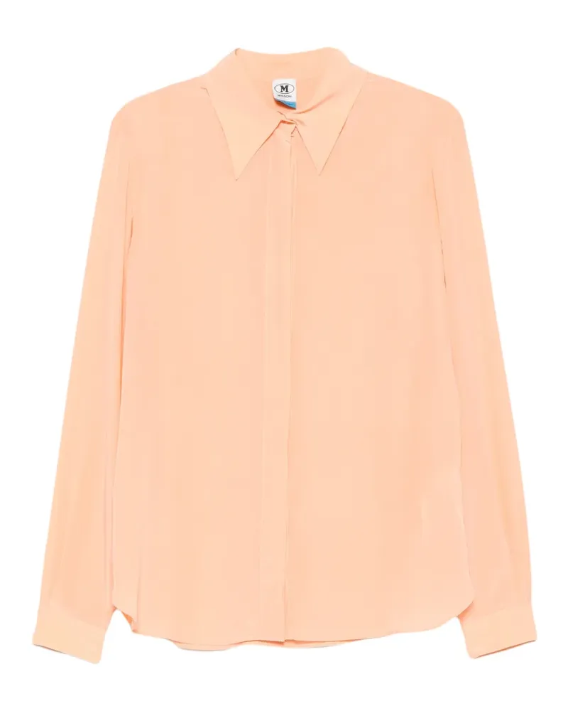 Missoni concealed-fastening long-sleeve blouse - Orange Orange