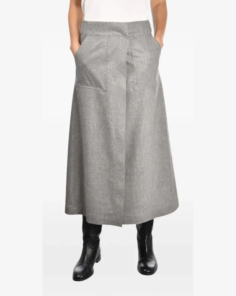 Gran Sasso Rock mit Taschen - Grau Grau