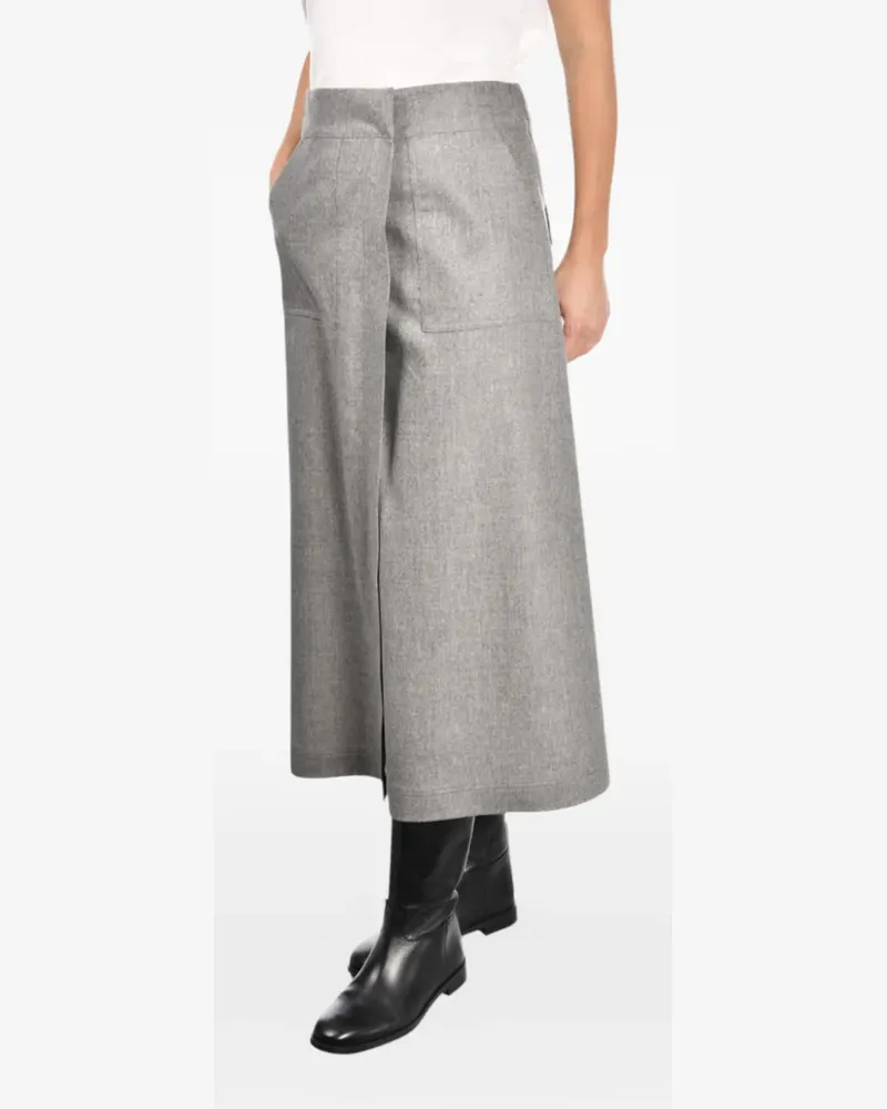 Gran Sasso pockets skirt - Grau Grau