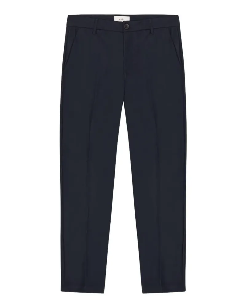 LES DEUX Slim-Fit-Hose mit Bügelfalten - Blau Blau