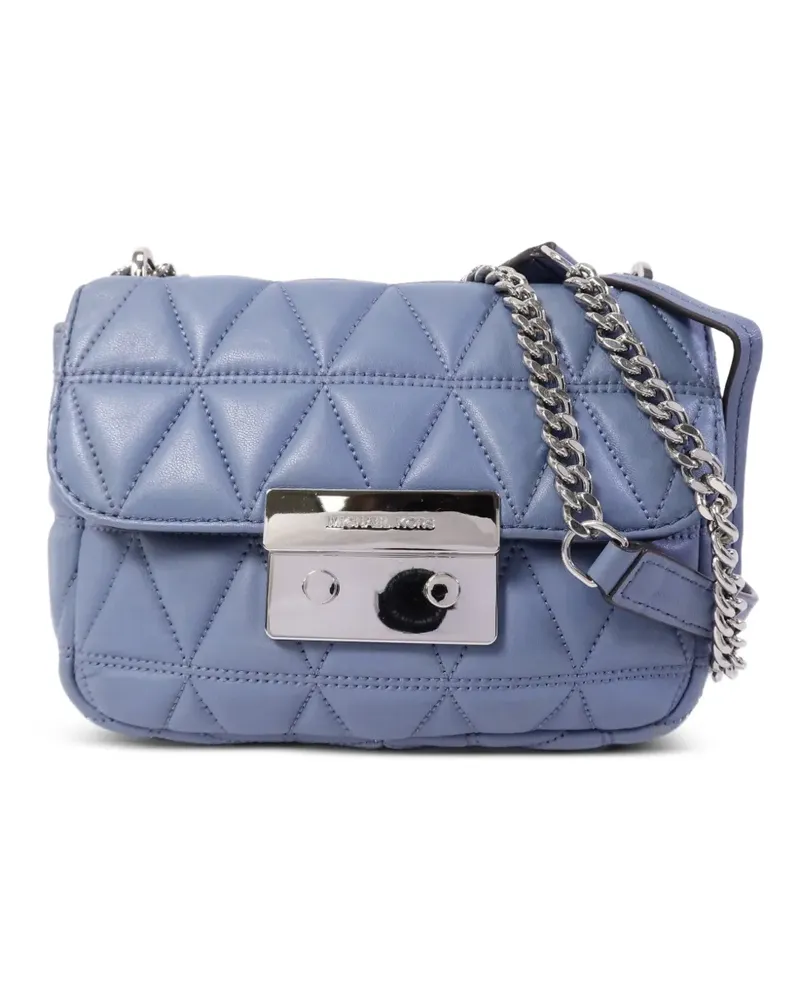 Michael Kors Gesteppte Schultertasche - Blau Blau