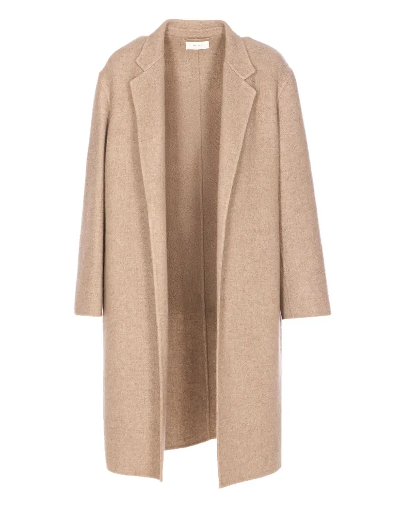The Row Fedra cashmere coat - Nude Nude