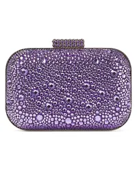 Jimmy Choo Clutch mit Kristallen Violett