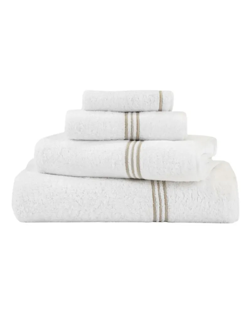 Frette bourdon terry towels set - Weiß Weiß