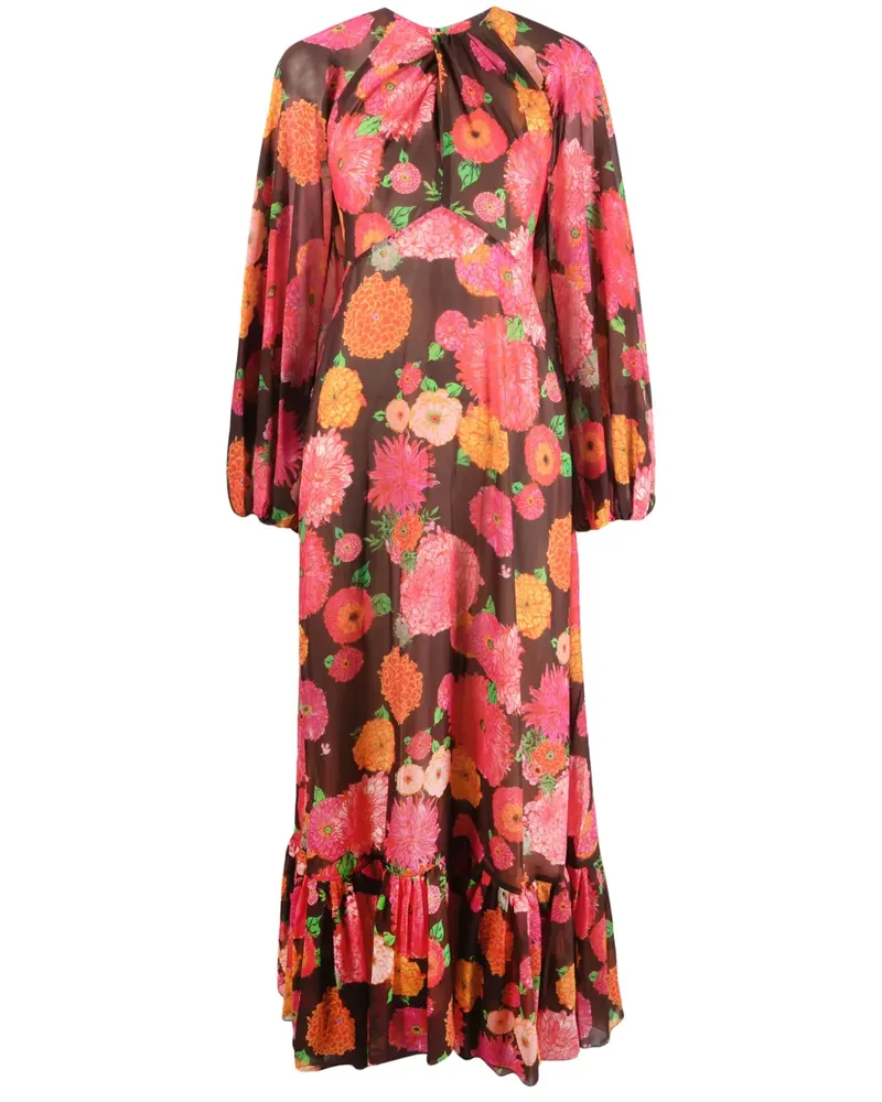 La DoubleJ Eve Maxikleid - Braun Braun