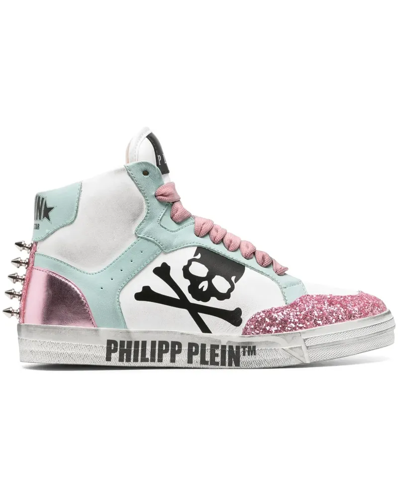 Philipp Plein Retrokickz TM Sneakers - Weiß Weiß