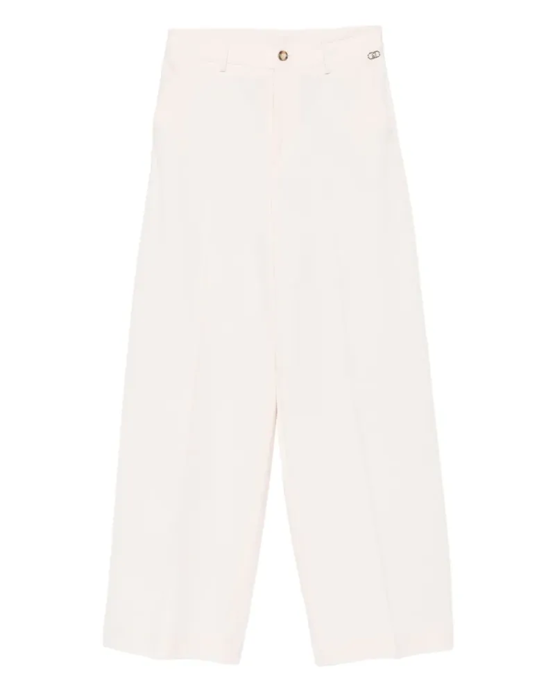 Liu Jo Hose mit Knöpfen - Weiß Weiß