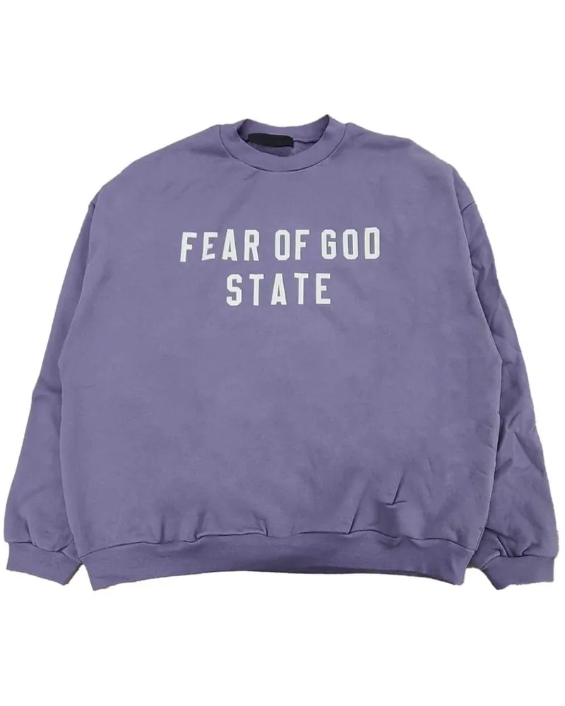 Fear of God Sweatshirt mit Logo-Print - Violett Violett