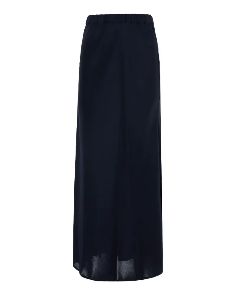 Max Mara Sospiro Maxirock mit Logo - Blau Blau