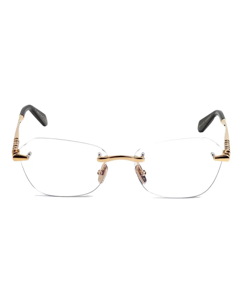 Bulgari Serpenti rimless glasses - Gold Gold