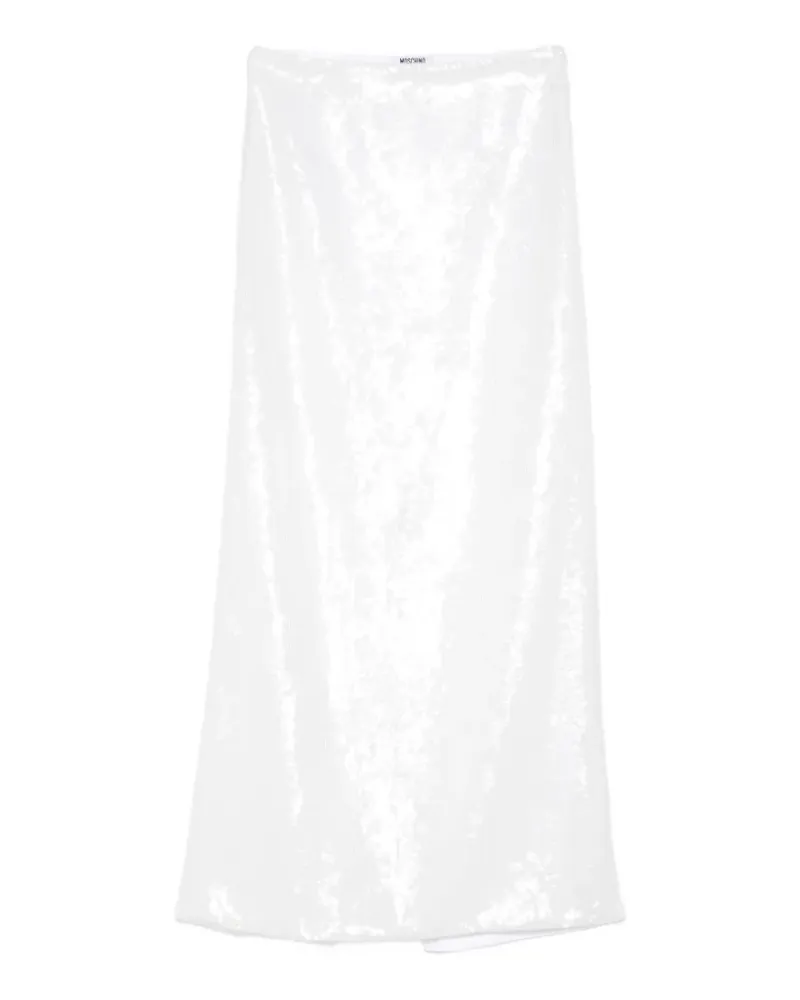 Moschino sequin maxi skirt - Weiß Weiß