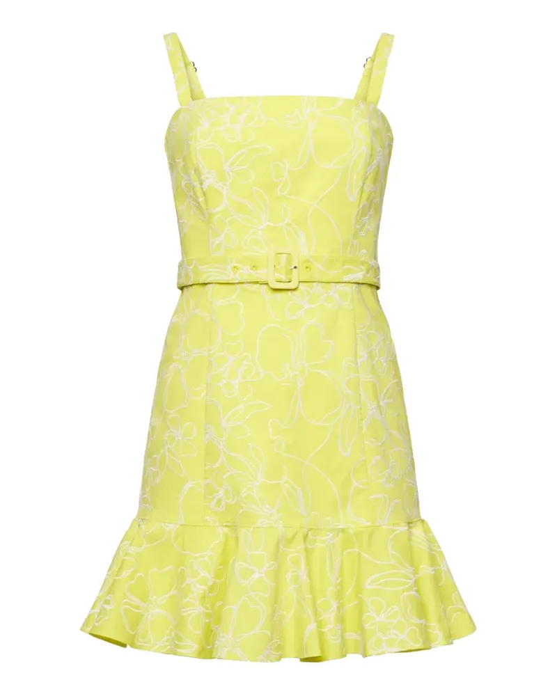 Cinq à Sept Tonya belted dress - Gelb Gelb