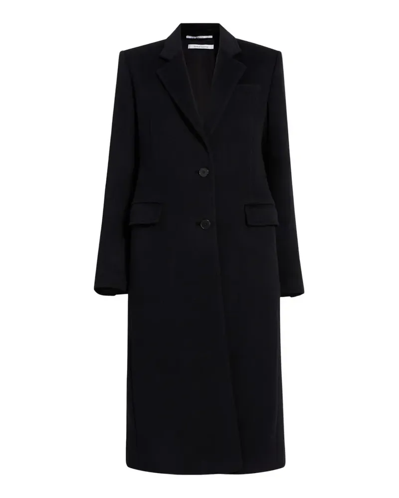 Another Tomorrow tailored single-breasted coat - Schwarz Schwarz