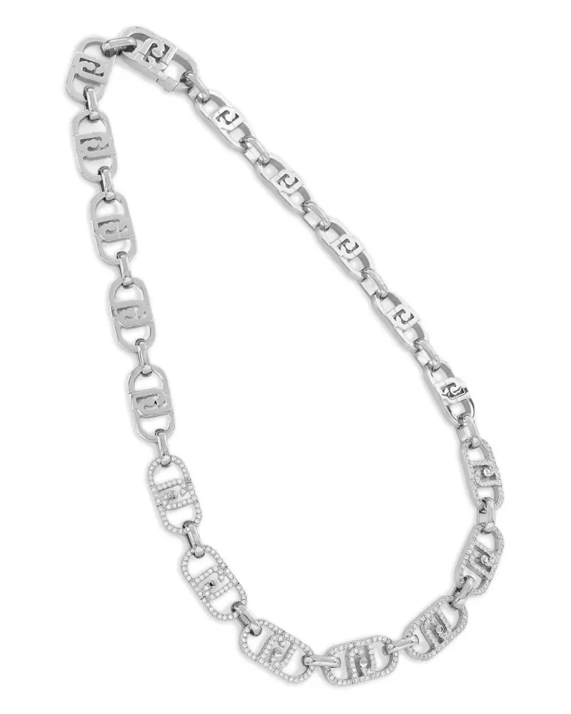Liu Jo logo-embellished necklace - Silber Silber