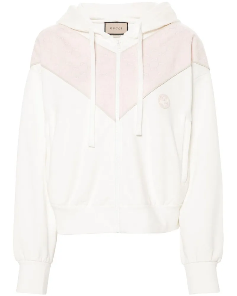 Gucci Sweatshirt mit GG-Patch - Nude Nude