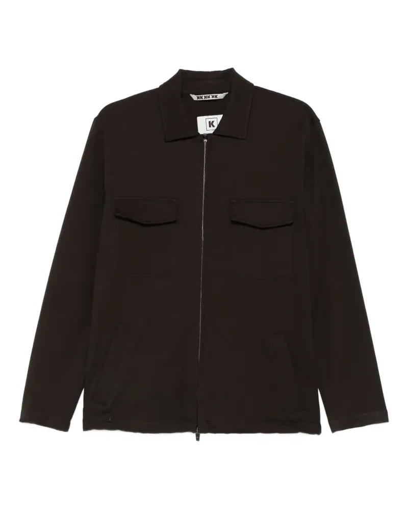 KIRED flap pocket zip jacket - Braun Braun