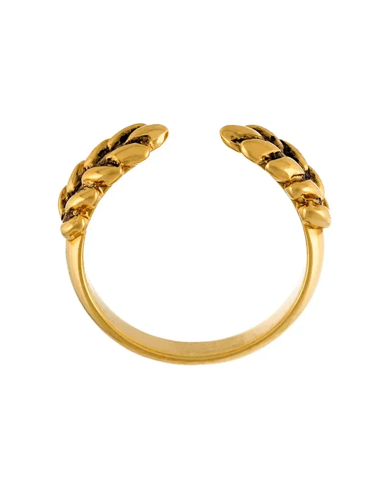 Aurélie Bidermann 18kt vergoldeter 'Wheat' Ring - Metallic Metallic