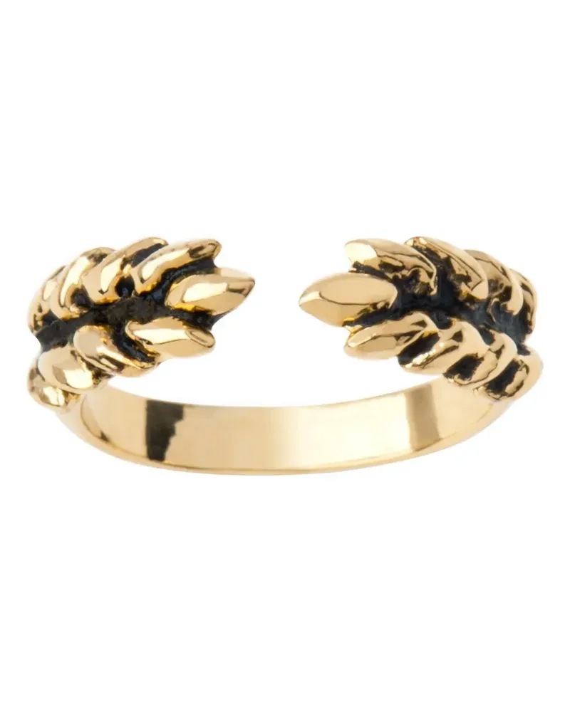 Aurélie Bidermann 18kt vergoldeter 'Wheat' Ring - Metallic Metallic
