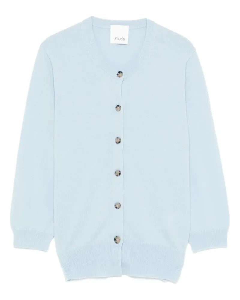 ALLUDE buttoned cardigan - Blau Blau