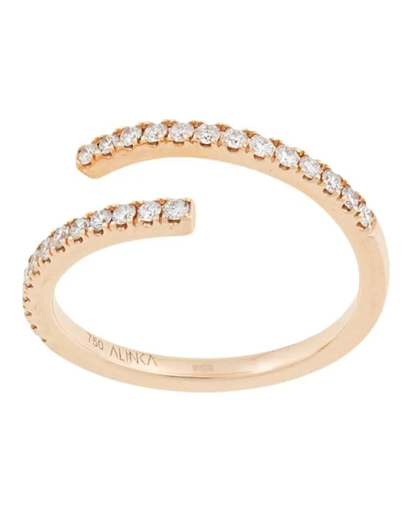 Alinka 18kt 'Eclipse' Gelbgoldring mit Diamanten Gold