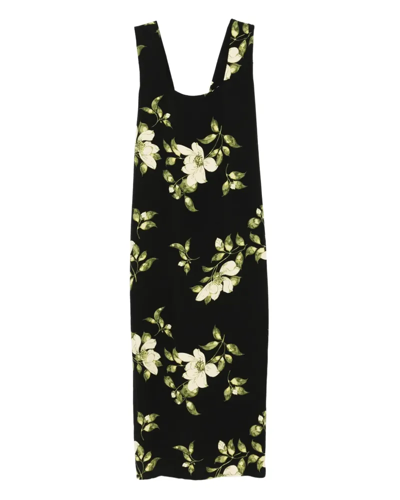 Reformation Vea Kleid - Schwarz Schwarz