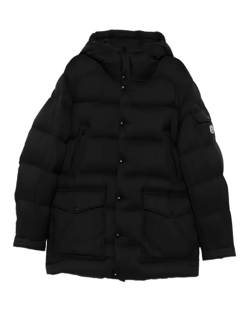 Moncler Bretagne hooded down coat - Schwarz Schwarz