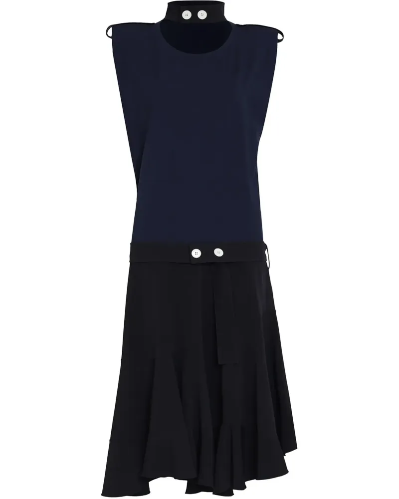 Gloria Coelho Zweifarbiges Kleid - Blau Blau