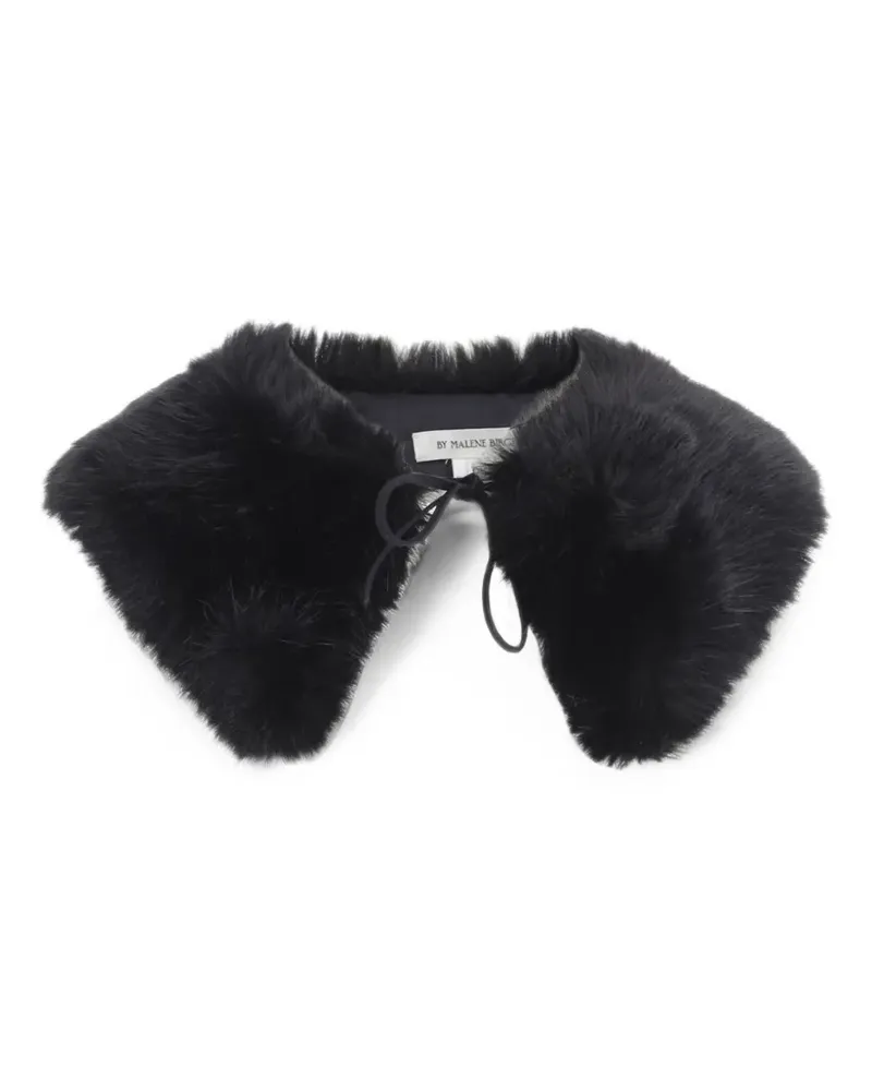 By Malene Birger Cowie faux-fur tie-fastening scarf - Schwarz Schwarz