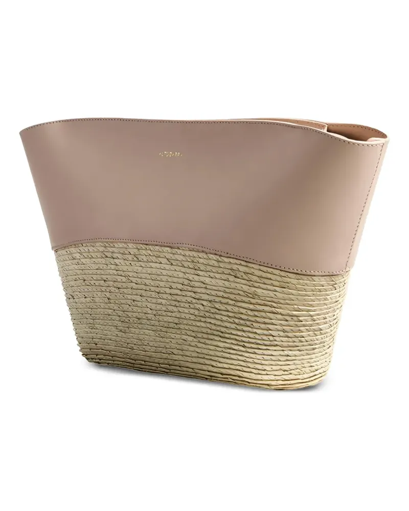 Altuzarra basket-shape clutch bag - Nude Nude