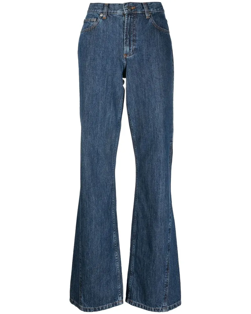 A.P.C. Ausgestellte Jeans Blau