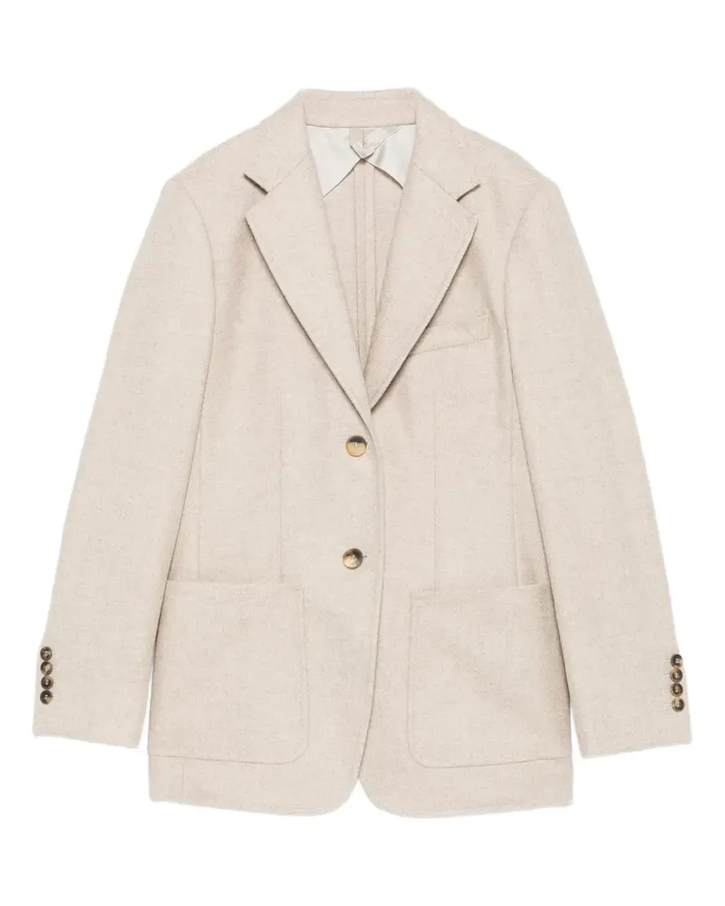 Max Mara Einreihiges Sakko - Nude Nude