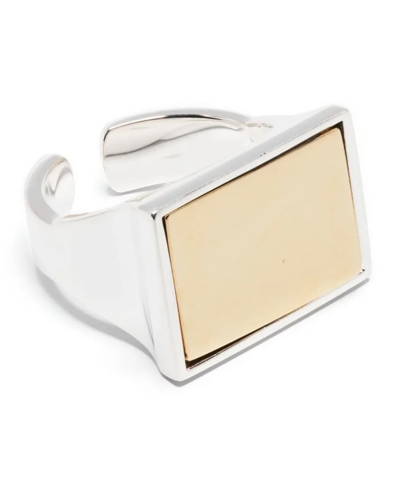 Isabel Marant Vergoldeter Tire Ring - Silber Silber