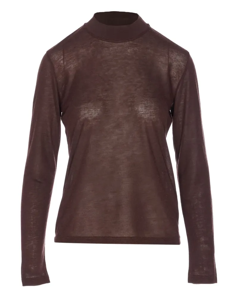 Filippa K Klassischer Pullover - Rot Rot