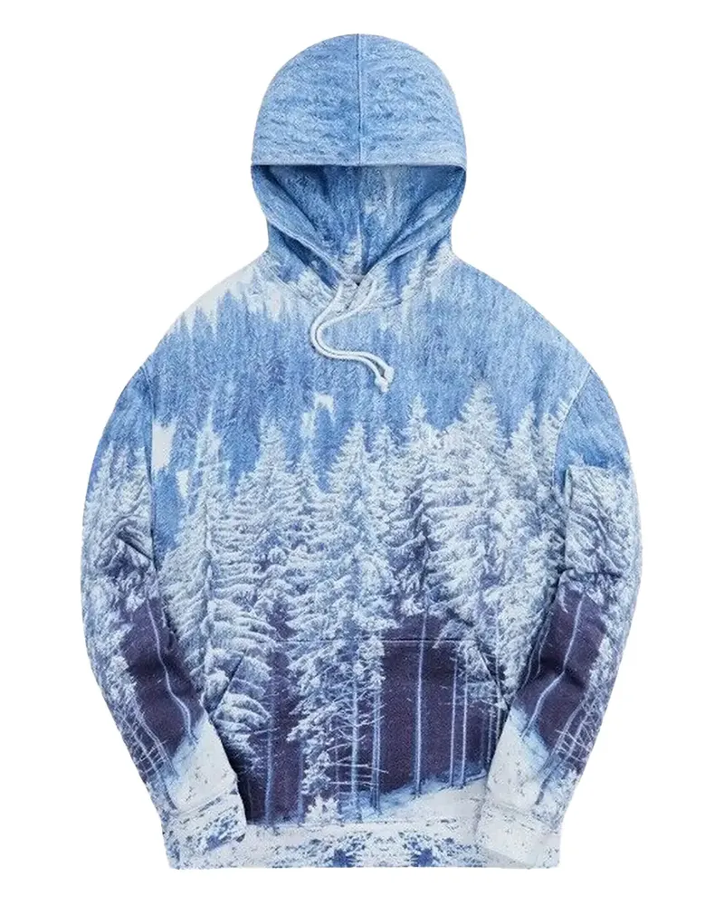 KITH Winter Forest Hoodie - Blau Blau
