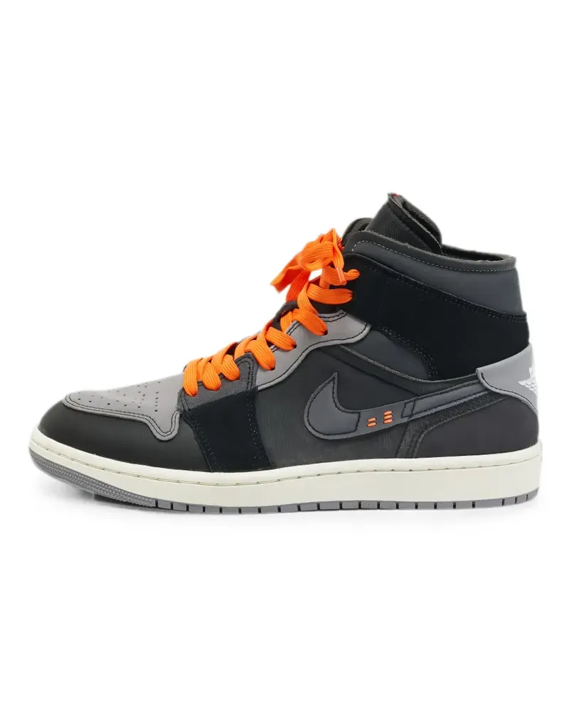 Jordan Air  1 Mid SE Craft lace-up leather sneakers - Grau Grau